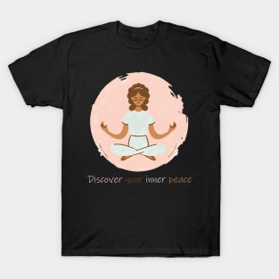 Inner Peace Journey: Meditation Self-Care T-Shirt